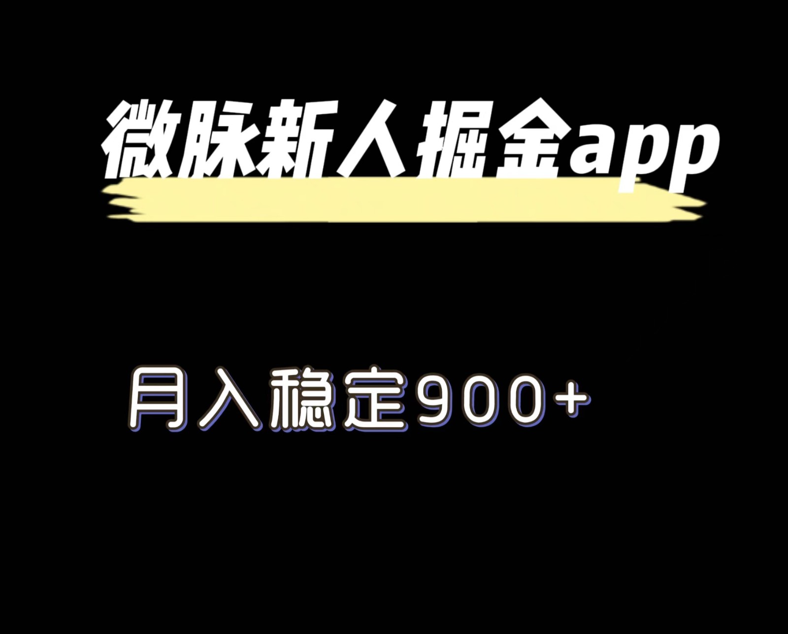 最新微脉长久项目，拉新掘金，月入稳定900+-婷婷聊项目