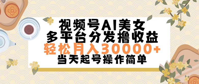 （11684期）视频号AI美女，轻松月入30000+,操作简单轻松上手-婷婷聊项目
