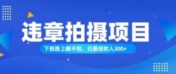 （11698期）随手拍也能赚钱？对的日入300+-婷婷聊项目
