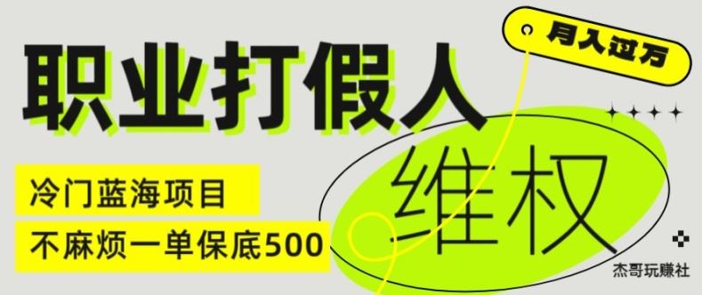 职业打假人电商维权揭秘，一单保底500，全新冷门暴利项目【仅揭秘】-婷婷聊项目
