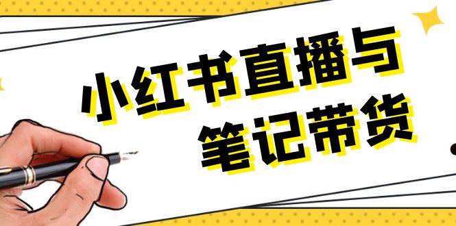小红书直播与笔记带货：选品、上架、笔记写作、视频剪辑及直播话术等-婷婷聊项目